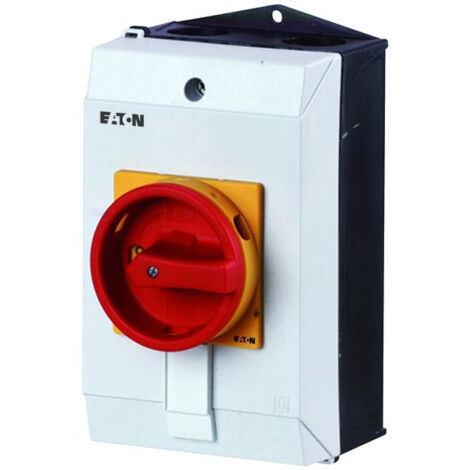 Inter. général tripolaire + 1F+1O 32 A verrouillable en saillie 000227870 EATON P1-32/I2H/SVB/HI11