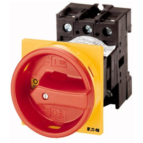 Inter. général tripolaire + 1F+1O 32 A verrouillable fixation arrière 000015145 EATON P1-32/V/SVB/HI11