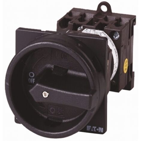 Inter. général tripolaire 20A 90° verrouillable encastréfixation arrière 000045992 EATON T0-2-1/V/SVB-SW