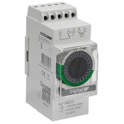 Inter horaire 16A 24h 2mod. - Digital electric 04622