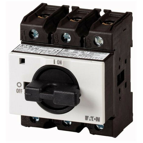Inter. Marche-Arrêt tripolaire + 1 F + 1 O 63 A encastré en tableau modulaire 000081593 EATON P3-63/IVS/HI11