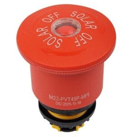 Inter pompiers PV avec marquage laser SOLAR EATON M22-SOL-PVT45P-MPI