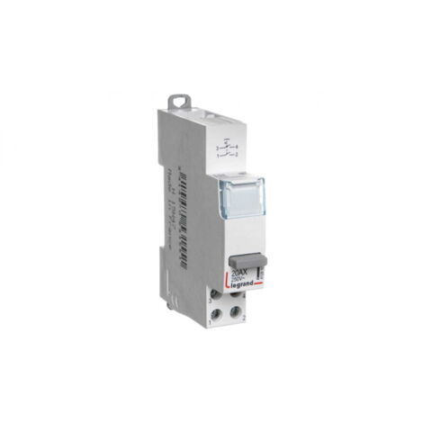 Inter poussoir modulaire simple fonction contact 2NO - 1 module - LEGRAND