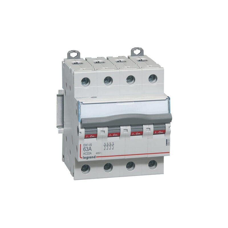 406481 Interrupteur Sectionneur Tétrapolaire 4p 400v - 63a - 4 Modules - Bornes à Vis Legrand Dx³-is