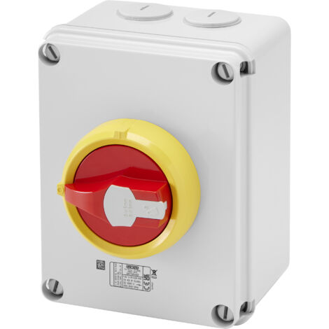 INTER-SECTIONNEUR MULTIPOL. 32A 6P URGENCE GEWISS GW70643P