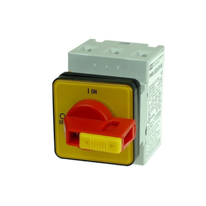 Inter-sectionneur rotatif 3P 32A - Montage panneau 48x48 - Poignée cadenassable IMO