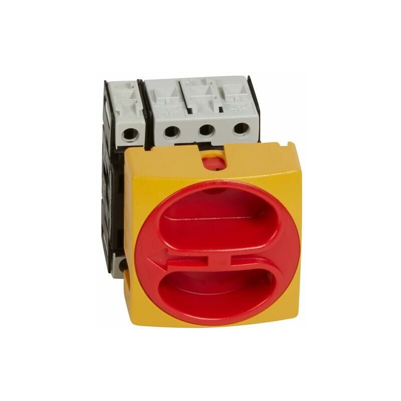 Interrupteur-sectionneur rotatif complet encastré cadenassable - tétrapolaire neutre à gauche - 32A Legrand