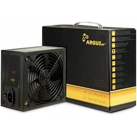 Inter-Tech ArgusNT GPS-700 unità de de alimentatore 700 W 20+4 pin ATX ATX Black