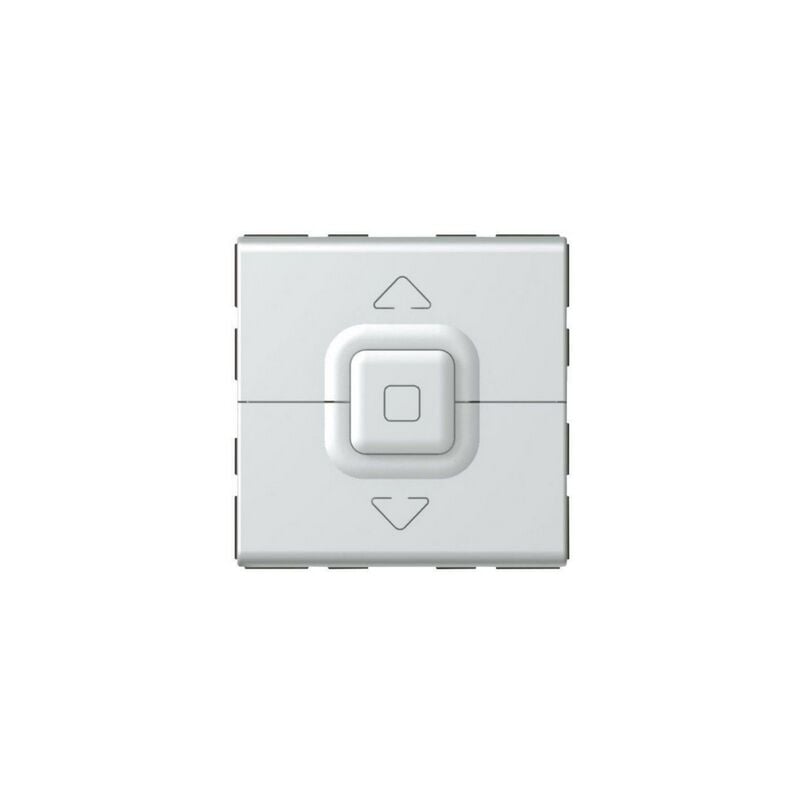 Interrupteur de volets roulants 500W maximum Mosaic 2 modules alu Legrand 079226