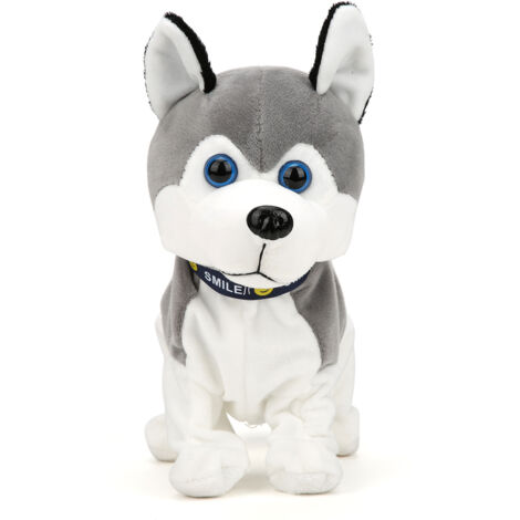 Interaktiver Roboterhund mit Geräuschen und Fernbedienung, Spielzeuggeschenk für Kinder, Husky Modell 8210A