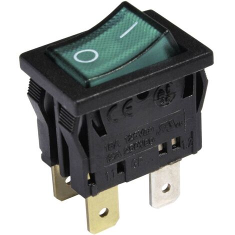 interBär 3634-250.22 Interruttore a bilanciere 3634-250.22 250 V/AC 10 A 2 x Off / On Permanente 1 pz.