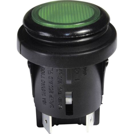 INTERBÄR 3659-250.22 INTER BÄR INTERRUPTEUR À PRESSION 250 V/AC 16 A 2 X OFF/(ON) À RAPPEL IP65 1 PC(S)