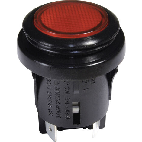 interBär 3659-295.22  Druckschalter 250 V/AC 16 A 2 x Aus/Ein rastend   IP65 1 St.