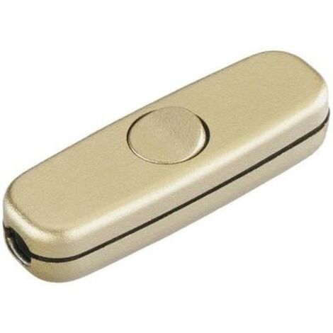 interBär 5055-010.01 Interruttore a filo passante Oro 1 x Off / On 3 A 1 pz.
