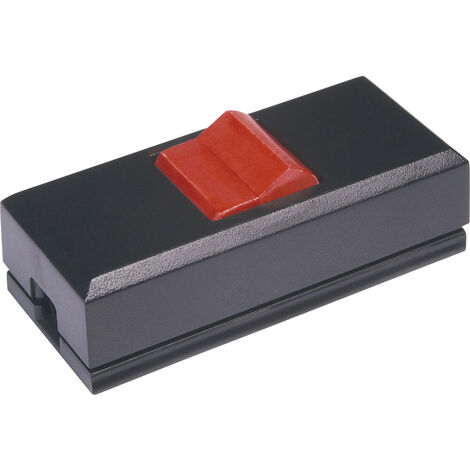 interBär 8075-044.01 Schnurschalter  Schwarz, Rot 1 x Aus/Ein 2 A   1 St.