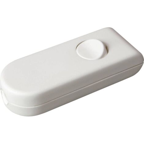 interBär 8093-208.01 Interrupteur pour câble souple blanc, rouge 1 x Off/On 2 A 1 pc(s)