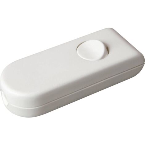 interBär 8093-208.01 Interruttore a filo passante Bianco, Rosso 1 x Off / On 2 A 1 pz.