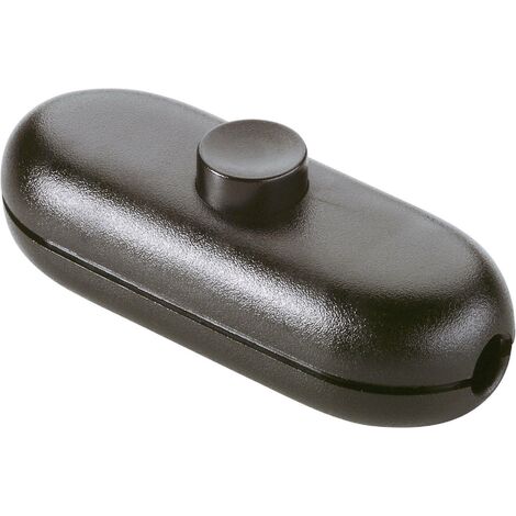 interBär Interrupteur pour câble souple noir 1 x Off/On 2 A 1 pc(s) Q45132