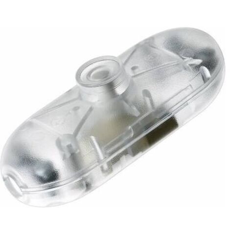 interBär Interruttore a filo passante Trasparente 1 x Off / On 2 A 1 pz.