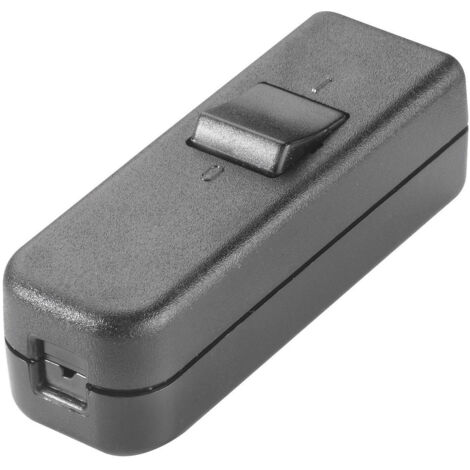 interBär  Schnurschalter  Weiß 1 x Aus/Ein 6 A   1 St.