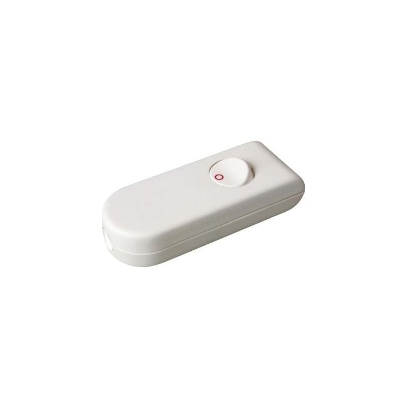 Interrupteur pour câble souple interbär 8093-208.01 blanc, rouge 1 x off/on 2 a 1 pc(s)