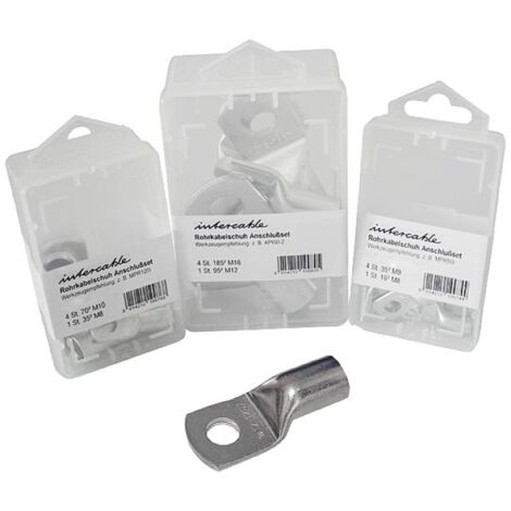 Intercable 182180 ICR106SB10 Capocorda tubolare 180 ° M6 10.00 mm² 10 pz.