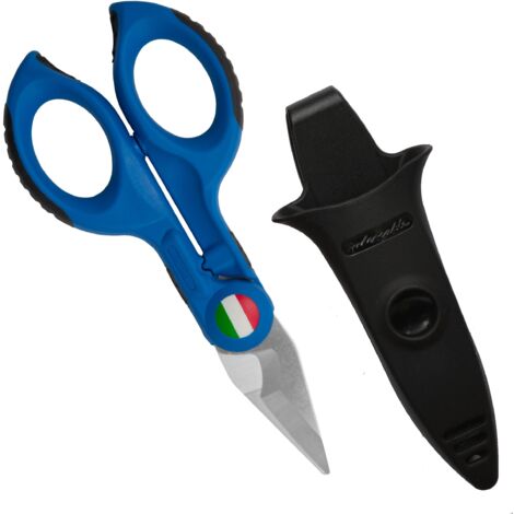 Intercable Forbice Spella e Tranciacavi da elettricista con Safetybox Edizione Limitata, Blu