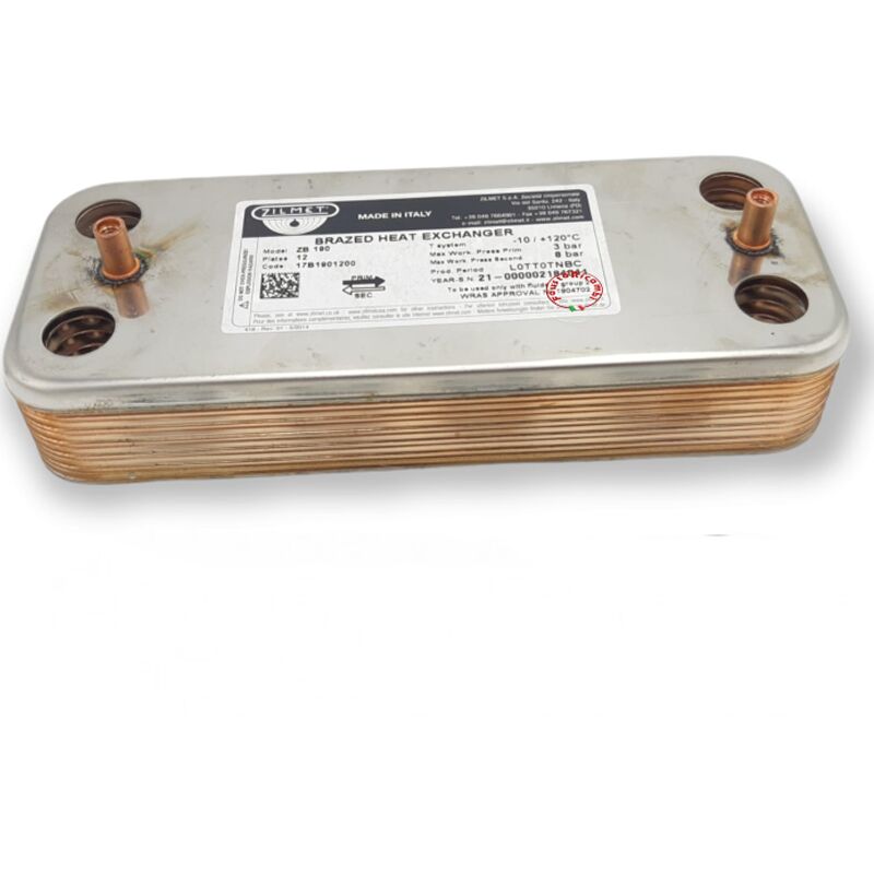 

Intercambiador Caldera Ariston 12 Placas Pegasus 65104333