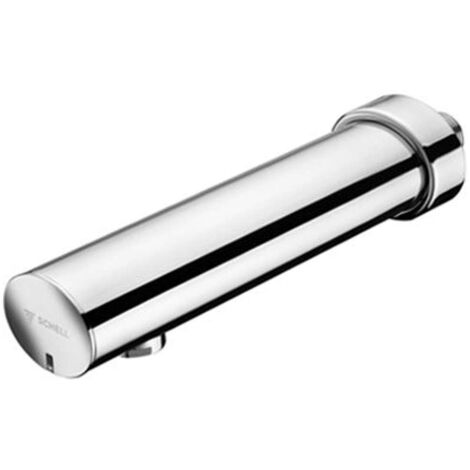 Intercambiador de calor electrónico tipo MODUS E tipo HD-K, funcionamiento con batería, caño de pared cromado 187 mm SCHELL