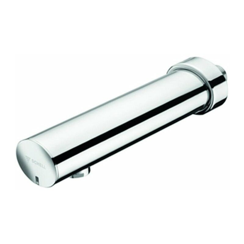 

Schell - Intercambiador de calor electrónico tipo MODUS E tipo HD-K, funcionamiento con batería, caño de pared cromado 230 mm