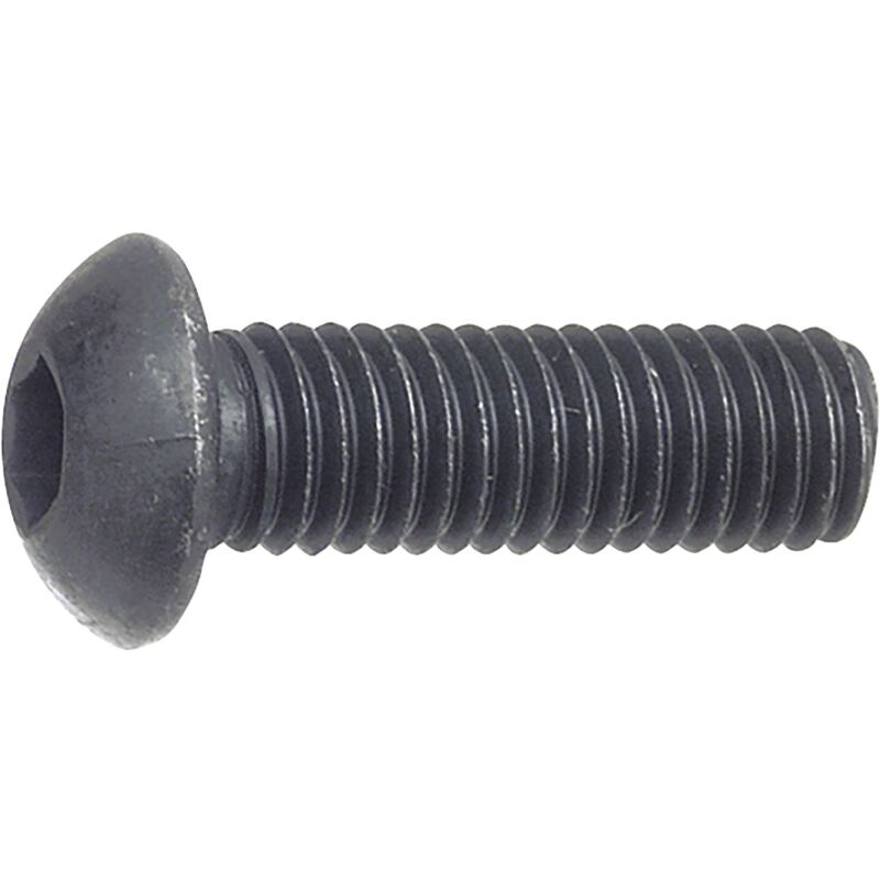 Image of No Brand - iso 7380-1 Flachkopfschraube vg M10x30 Stahl 10.9 blank Innensechskant 200 Stk