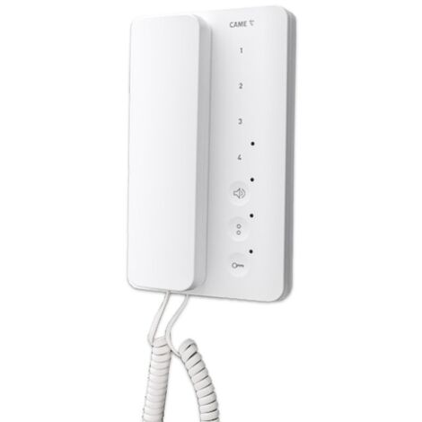 Intercomunicador con auricular BPT AGT A EVO Blanco 840CA-0050