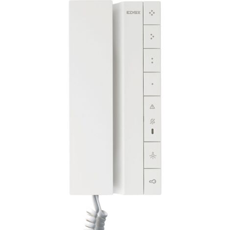 Intercomunicador con auricular Elvox Vimar VOXIE 2 hilos más 6 botones 40542