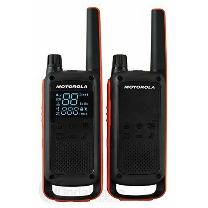 

Walkie-Talkie T82 (2 Pcs) Negro Naranja - Motorola