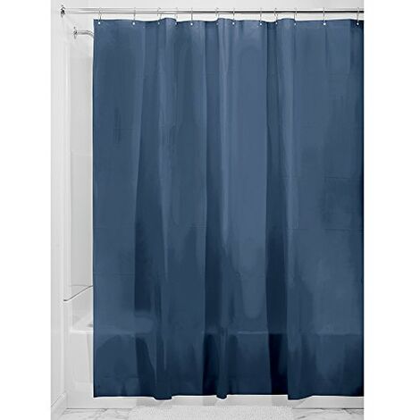 Tessuto 180-cm x 200-cm InterDesign Daizy Tenda Doccia Blu 