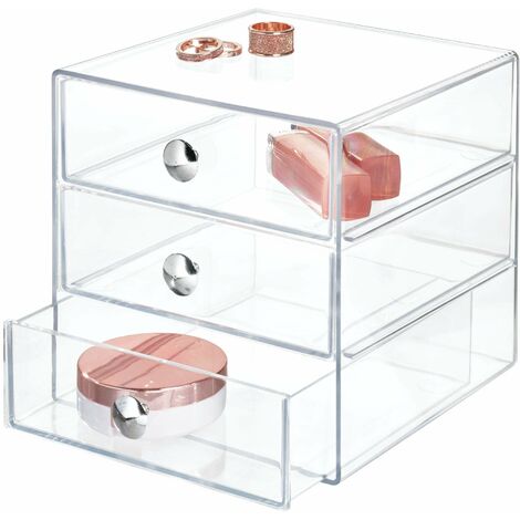 InterDesign 35300EU Cassettiera, Plastica, Trasparente, 0.1x0.1x0.1 cm