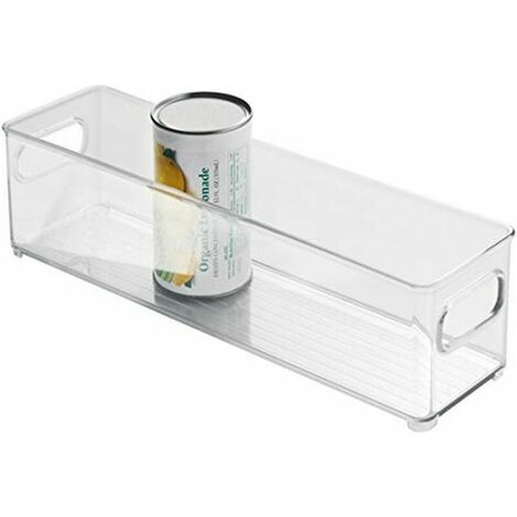 InterDesign Fridge/Freeze Binz boite rangement frigo, box de rangement empilable en plastique, transparent