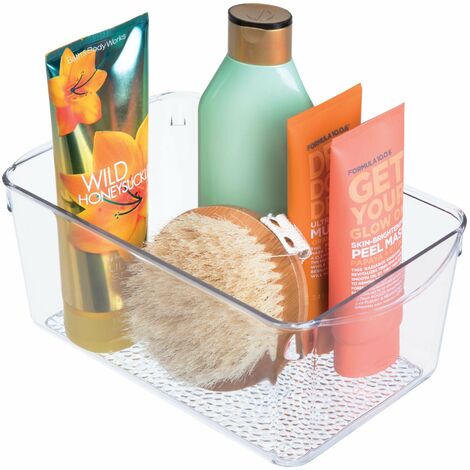 InterDesign Rain Contenitore Organizzatore Cosmetici per Armadietti, 15.75x26x10.75 cm