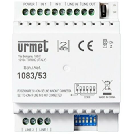 Interfaccia Per Colonne 2Voice 4Md Din ( URMET cod. 1083/53 )