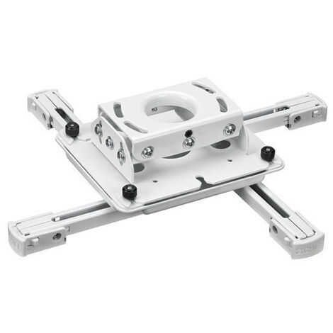 Interfaccia Universale per Videoproiettore con Supporto a Soffitto Bianco, Capacit� 22,7 Kg, Microregolazioni, Compatibile con Proiettori ITB e VPR