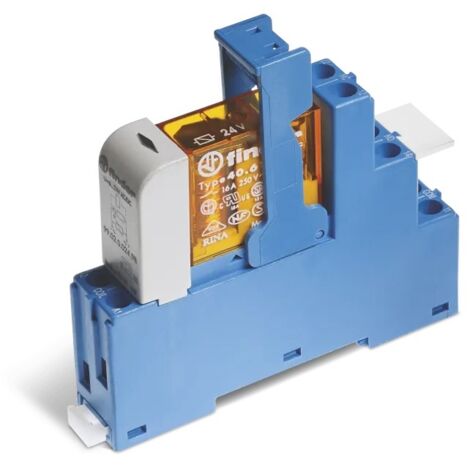 Interface 1RT 16A 12V DC sensible étrier plastique,AgNi bornes à cage FINDER 486170121050SPA