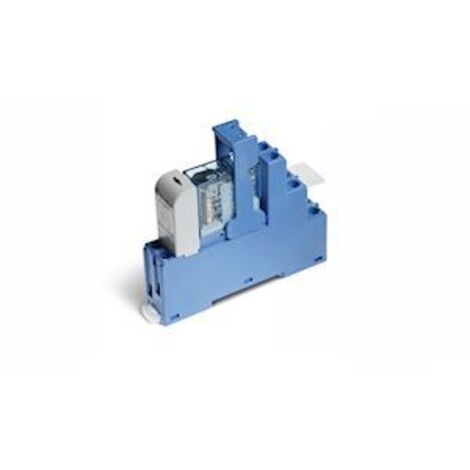 Interface 2RT 8A 24V DC sensible étrier plastique bornes à cage FINDER 485270240050SPA