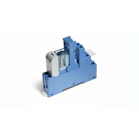 Interface 2RT 8A 48V DC sensible étrier plastique bornes à cage FINDER 485270480050SPA