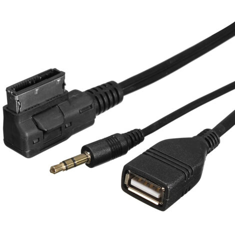 Interface audio MDI AMI MMI avec câble USB + chargeur AUX pour A6L A8L Q7 A3 A4L A5 A1