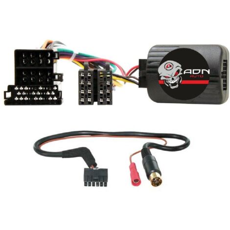 Interface Commande au volant AD1Kenwood compatible avec Audi 99-05 sans ampli