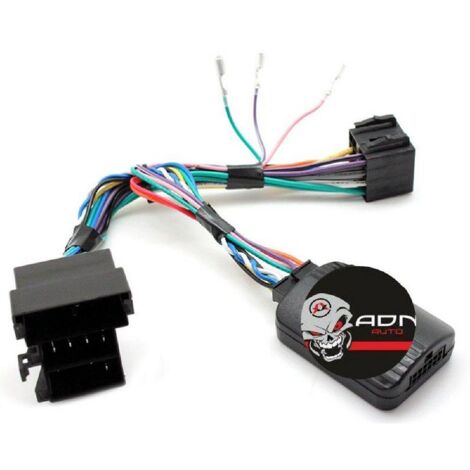 Interface Commande au volant AR3J compatible avec Alfa-Romeo 147 GT 07-10 ISO JVC