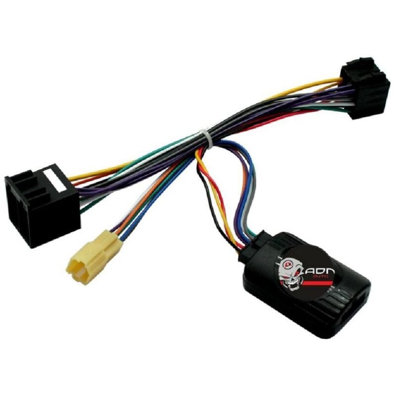 Interface Commande au volant DC1U compatible avec Dacia Duster Sandero 08-13 Mini-ISO Universelle -cd