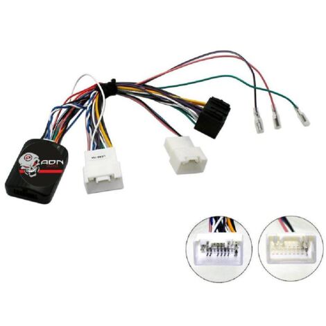 Interface Commande au volant MT9C compatible avec Mitsubishi ap13 Avec ampli RF Clarion