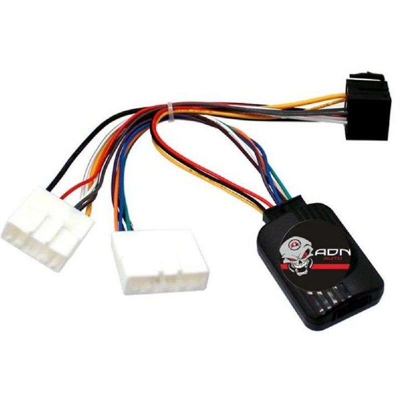 Interface Commande au volant RN11.U compatible avec Dacia Renault Smart 15-21 RN11U - 2 connecteurs
