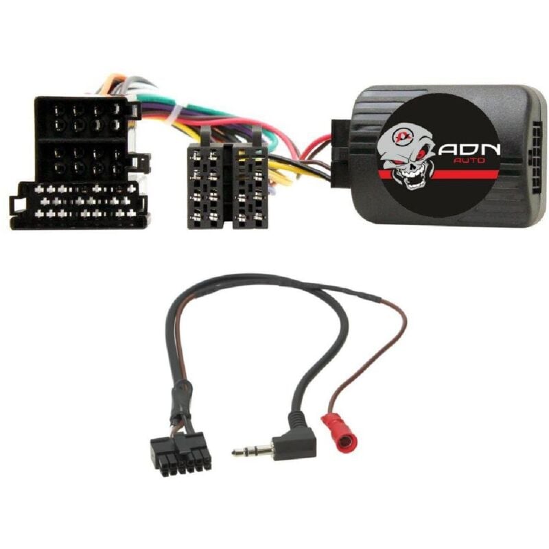 Interface Commande au volant ST2J compatible avec Seat ap98 Mini-ISO jvc